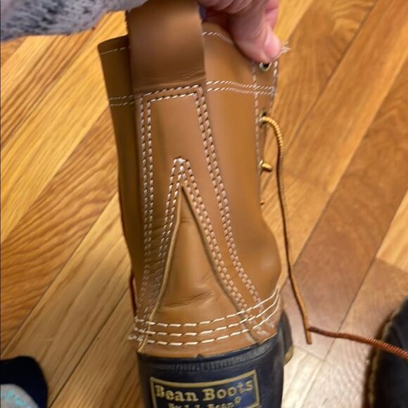 L.L. Bean Duck Boots - Brown and Navy - Picture 8 of 8